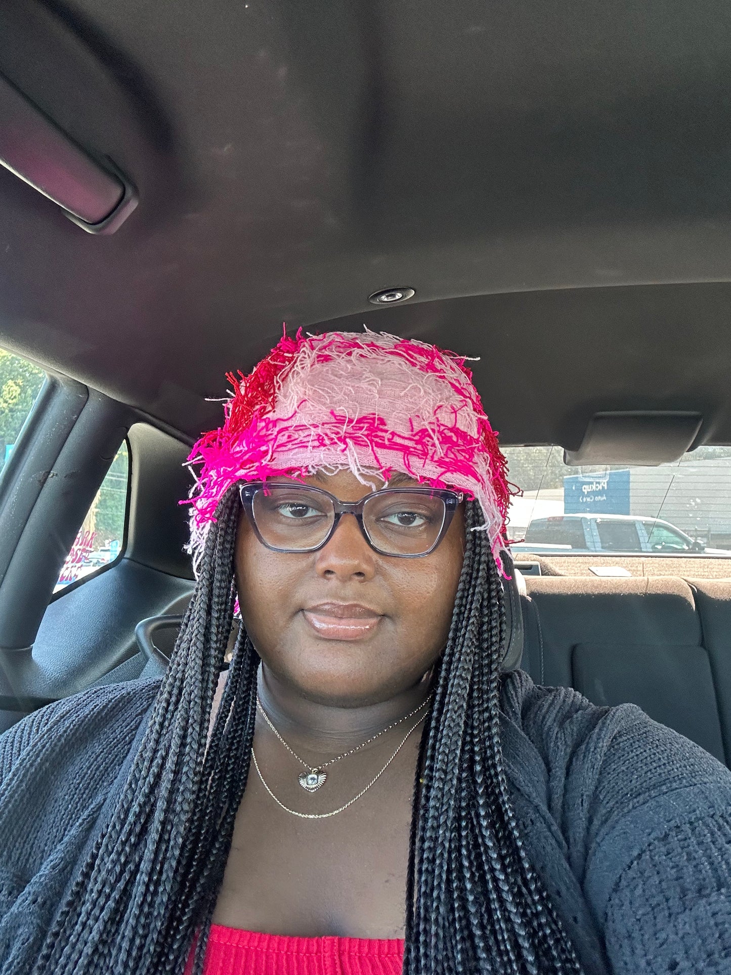 String Beanie (Pink)