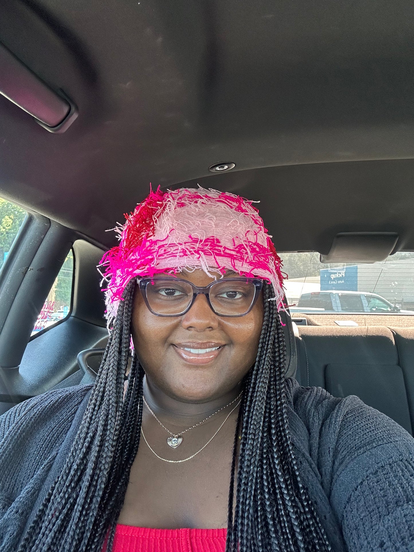 String Beanie (Pink)